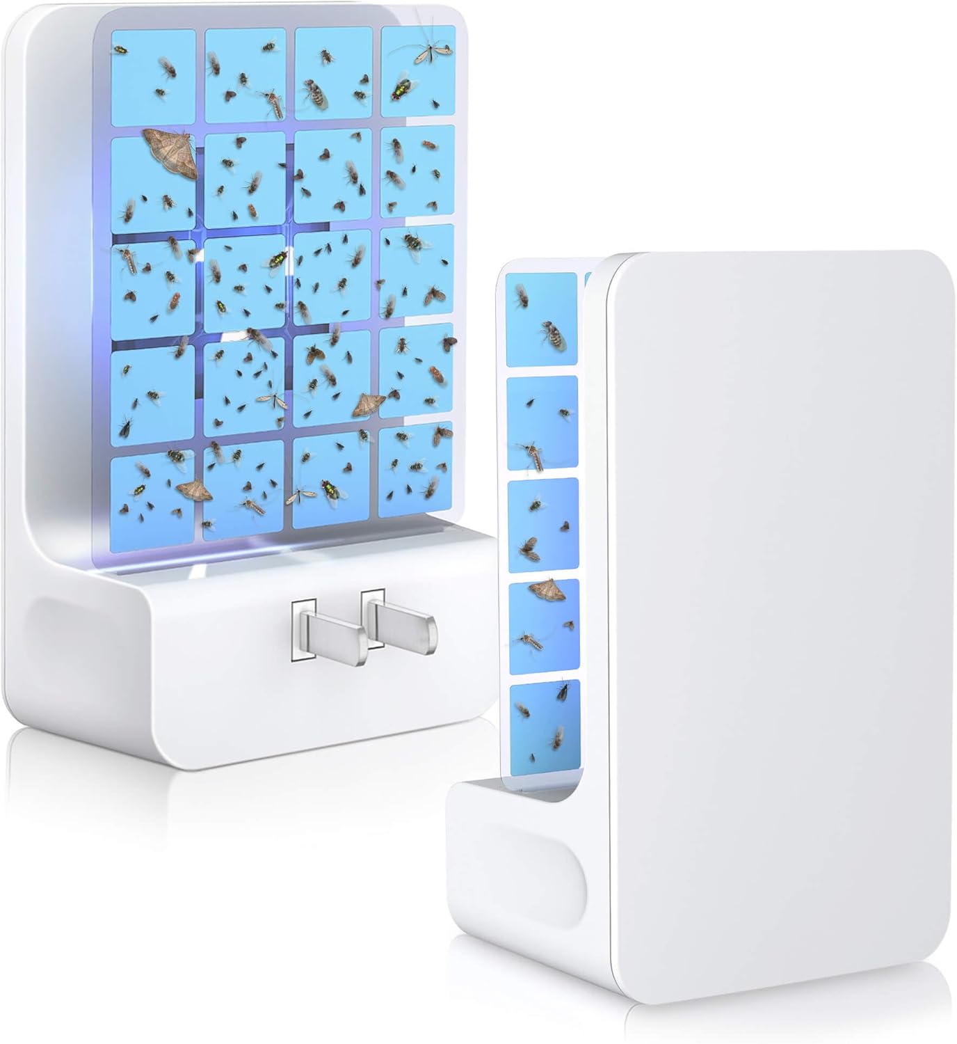 High-Performance Indoor Fly Trap – Plug-in UV Insect Catcher with 5-Way Dual-Wave Light, Silent & Chemical-Free Mosquito Solution