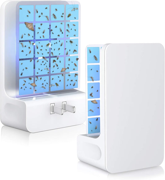 High-Performance Indoor Fly Trap – Plug-in UV Insect Catcher with 5-Way Dual-Wave Light, Silent & Chemical-Free Mosquito Solution